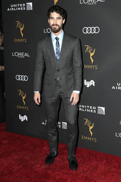 Los Angeles Sep Darren Criss Academia Televisão Homenageia Emmy Apresentadores — Fotografia de Stock
