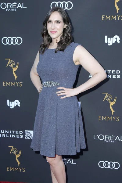 Los Angeles Sep Megan Amram Der Fernsehakademie Ehrt Emmy Nominierte — Stockfoto