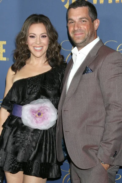 Los Angeles Sep Alyssa Milano Dave Bugliari Bei Der Showtime — Stockfoto