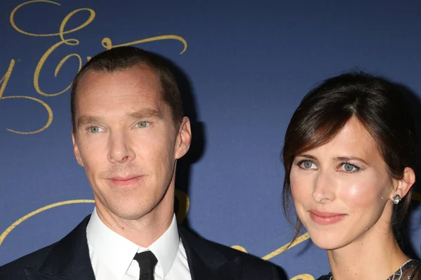 Los Angeles Sep Benedict Cumberbatch Sophie Hunter Showtime Emmy Eve — Stockfoto