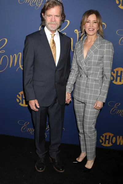 Los Angeles Szept William Macy Felicity Huffman Showtime Emmy Jelölt — Stock Fotó