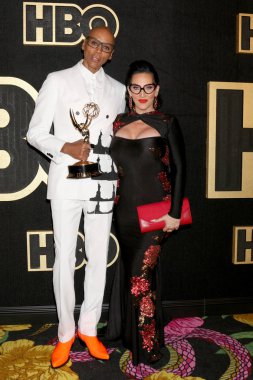 Los Angeles - Eylül 17: Rupaul Andre Charles, Michelle Visage Hbo Emmy sonra parti - 2018 West Hollywood, Ca üzerinde 17 Eylül 2018 Pasifik Tasarım Merkezi