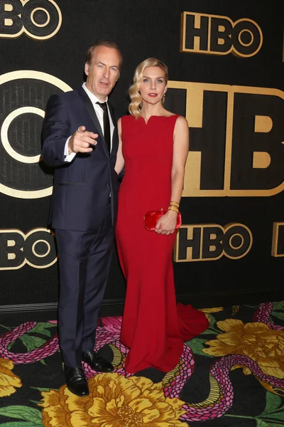 Los Ángeles Sep Bob Odenkirk Rhea Seehorn Hbo Emmy Party — Foto de Stock