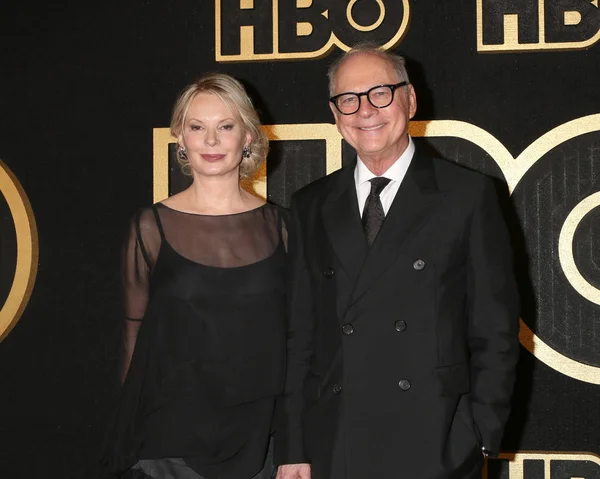 Los Angeles Sep Dianna Rhodes Barry Levinson Hbo Emmy Party — Stock Photo, Image