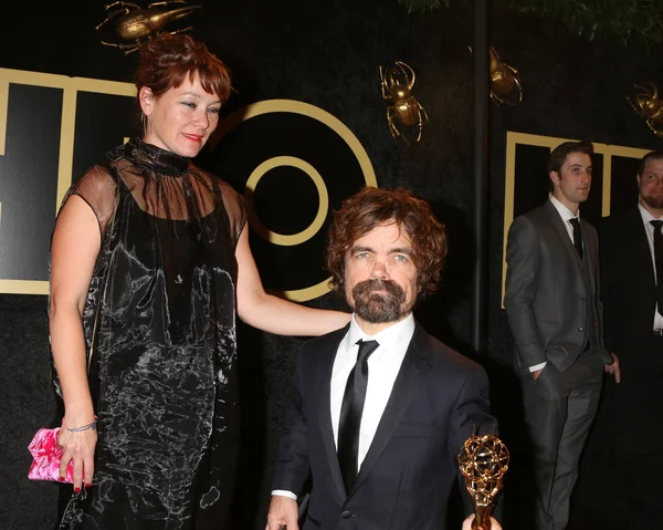 Λος Άντζελες Σεπ Erica Schmidt Peter Dinklage Κατά Βραβείο Εμμυ — Φωτογραφία Αρχείου