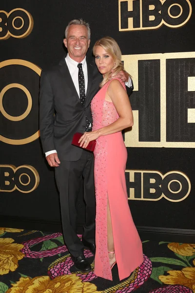 Los Angeles Sep Robert Kennedy Cheryl Hines All Hbo Emmy — Foto Stock