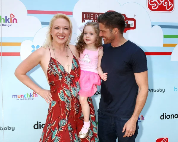 Los Angeles Sep Adrienne Frantz Amelie Bailey Scott Bailey Beim — Stockfoto