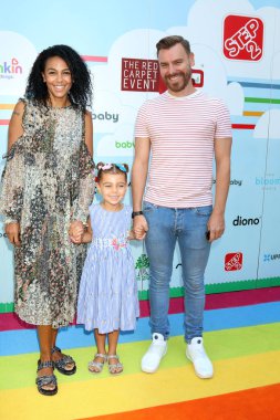 Los Angeles - 22 Eylül: Marsha Thomason, Tallulah Anai? s Sykes, Craig Sykes Event'de 7 yıllık ünlü kırmızı halı Sony stüdyosu üzerinde 22 Eylül 2018 Culver City, Ca