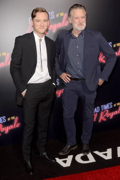 洛杉矶 9月22日 路易斯铂尔曼 比尔铂尔曼在 皇家的坏时光 全球首演在 Tcl 中国剧院 Imax 在2018年9月22日在洛杉矶 — 图库照片