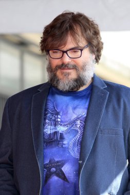 Los Angeles - 18 Eylül: Jack Black Jack Black Star törenle Hollywood Walk of Fame 18 Eylül 2018 tarihinde Los Angeles, Ca üzerinde