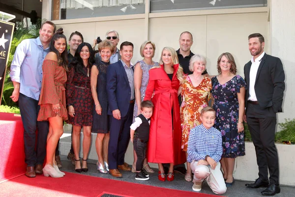 Los Angeles Settembre Carrie Underwood Famiglia Amici Alla Cerimonia Carrie — Foto Stock