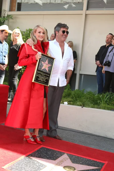 Los Angeles Syyskuu Carrie Underwood Simon Cowell Carrie Underwood Star — kuvapankkivalokuva