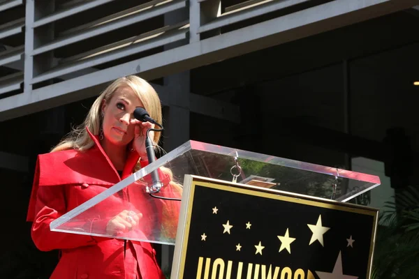 Los Angeles Sep Carrie Underwood Bei Der Carrie Underwood Star — Stockfoto