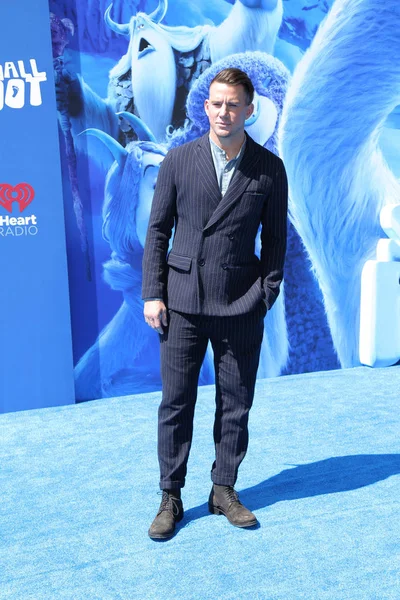Los Angeles Sep Channing Tatum Première Small Foot Village Theater — Photo