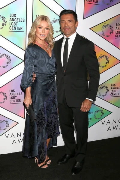 Los Ángeles Sep Kelly Ripa Mark Consuelos Gala Del Aniversario — Foto de Stock