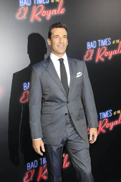 Los Angeles Sep Jon Hamm Bad Times Royale Global Premiere — Stock Photo, Image