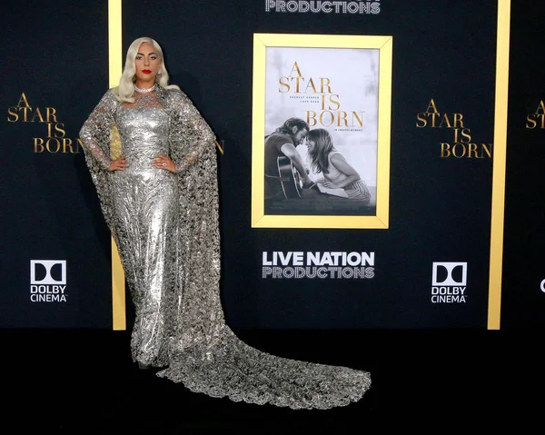 Los Angeles Sep Lady Gaga Bij Het Star Born Première — Stockfoto