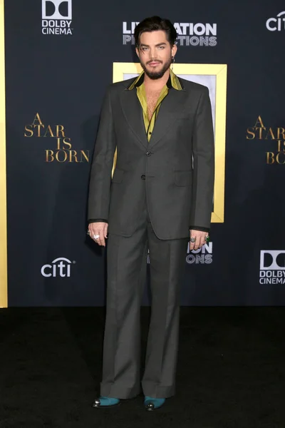 Los Angeles Settembre Adam Lambert All Star Born Premiere Shrine — Foto Stock