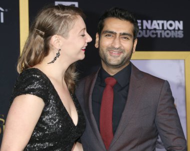Los Angeles - 24 Eylül: Emily V Gordon, Kumail Nanjiani, Los Angeles, Ca üzerinde 24 Eylül 2018 tapınak salonunda 