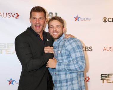 Los Angeles - 26 Eylül: David Boreanaz, Max Thieriot galasında Amerikan lejyon mesaj 43 26 Eylül 2018 Los Angeles, Ca Eleme 