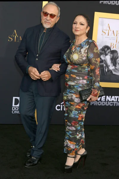 Los Angeles Września Emilio Estefan Gloria Estefan Premierze Narodziny Gwiazdy — Zdjęcie stockowe