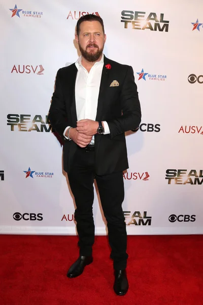 Los Angeles Sep Buckley Bei Der Seal Team Premiere Von — Stockfoto