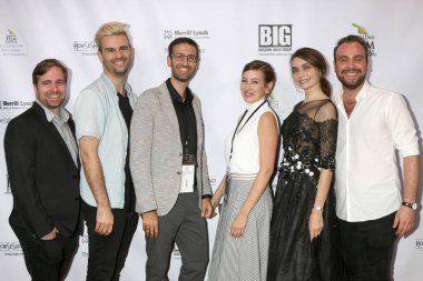 Los Angeles - 26 Eylül: Che Grant, Amir Yassai, Daniel Markovic, Stav Zeldis, Anna Danshina, Michael Boccalini Catalina Film Festivali'nde - gece 26 Eylül 2018 yılında Long Beach, Ca üzerinde Sanat Tiyatrosu'nda açma