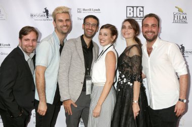 Los Angeles - 26 Eylül: Che Grant, Amir Yassai, Daniel Markovic, Stav Zeldis, Anna Danshina, Michael Boccalini Catalina Film Festivali'nde - gece 26 Eylül 2018 yılında Long Beach, Ca üzerinde Sanat Tiyatrosu'nda açma