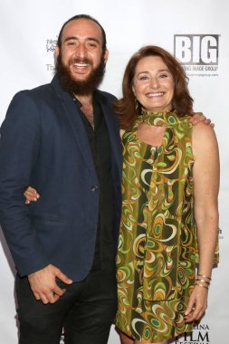 Los Angeles - 27 Eylül: Michael Mike Canon, Nadja Hoyer-Booth Catalina Film Festivali - Sanat Tiyatrosu'nda Perşembe günü 27 Eylül 2018 yılında Long Beach, Ca