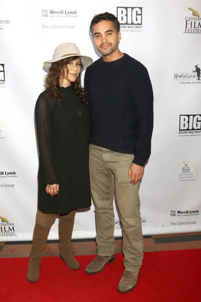 Los Angeles Sep Rosie Perez Ramon Rodriguez Catalina Film Festival — Stock Photo, Image