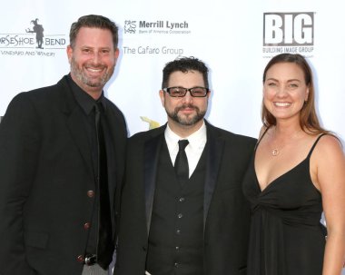 Avalon - 29 Eylül: Aaron Goldberg, Ron Truppa, Jessica Schreiner Catalina Film Festivali - Cumartesi kırmızı halı üzerinde 29 Eylül 2018 yılında Avalon, Ca Casino