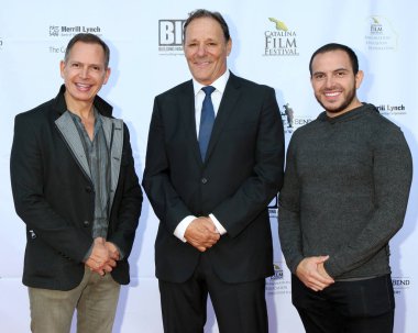 Avalon - 29 Eylül: Alex Agrasanchez, Chirs Mulkey, Aaron Agrasanchez Catalina Film Festivali - Cumartesi kırmızı halı üzerinde 29 Eylül 2018 yılında Avalon, Ca Casino