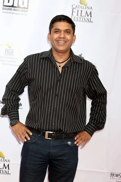 Avalon Sep Anil Adrani Beim Catalina Film Festival Freitag Roter — Stockfoto