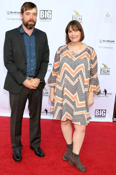 Avalon Sep Chris Riddle Ashley Brim Catalina Film Festival Friday — Stock Photo, Image