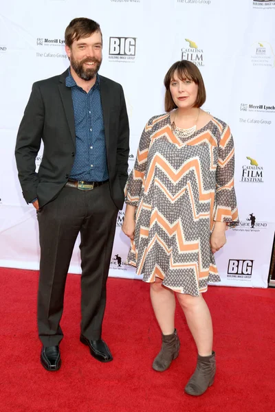 Avalon Sep Chris Riddle Ashley Brim Catalina Film Festival Friday — Stock Photo, Image