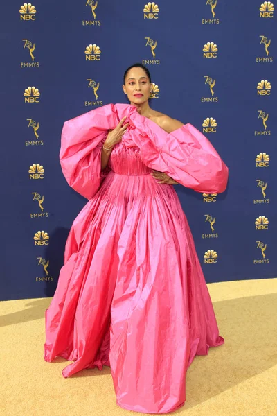 Los Angeles Září Tracee Ellis Ross 2018 Emmy Awards Příjezdy — Stock fotografie