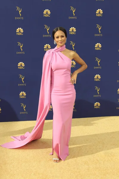 Los Angeles Září Thandie Newton 2018 Emmy Awards Příjezdy Divadle — Stock fotografie