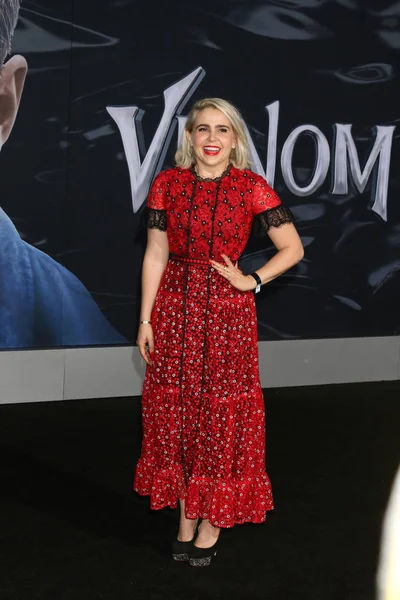 Los Ángeles Octubre Mae Whitman Estreno Venom Village Theater Octubre — Foto de Stock