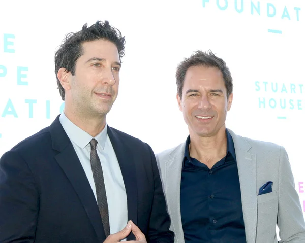 Los Angeles Oct David Schwimmer Eric Mccormack Brunch Anual Fundação — Fotografia de Stock