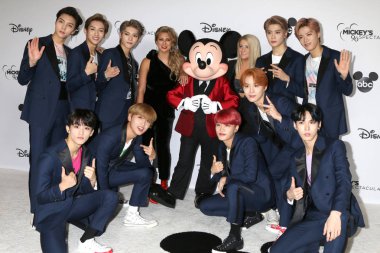 LOS ANGELES - OCT 6:  NCT 127, Tori Kelly, Mickey Mouse, Meghan Trainor at the Mickey's 90th Spectacular Taping at the Shrine Auditorium on October 6, 2018 in Los Angeles, CA