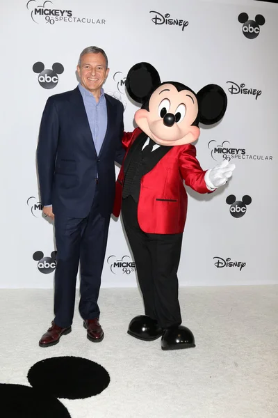 Los Angeles Okt Bob Iger Mickey Mouse Mickey 90E Spectaculaire — Stockfoto