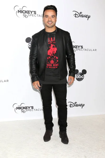 Los Angeles Oct Luis Fonsi Mickey 90Th Spectacular Taping Shrine — Stock Photo, Image