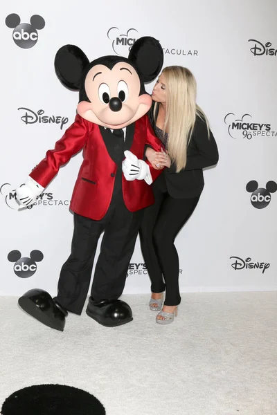 Los Angeles Ottobre Topolino Meghan Trainor 90Th Spectacular Taping Topolino — Foto Stock