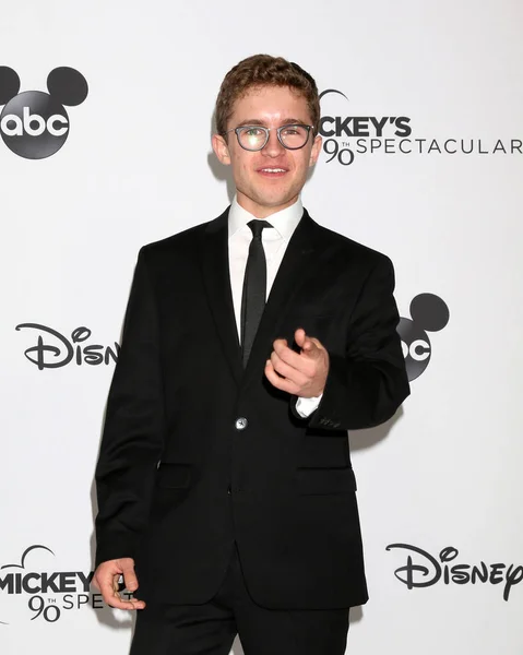 Los Ángeles Octubre Sean Giambrone 90Th Spectacular Taping Mickey Shrine — Foto de Stock