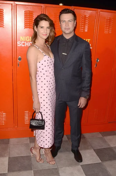 Los Angeles Sep Taran Killum Cobie Smulders Night School Premiere — Stock Photo, Image