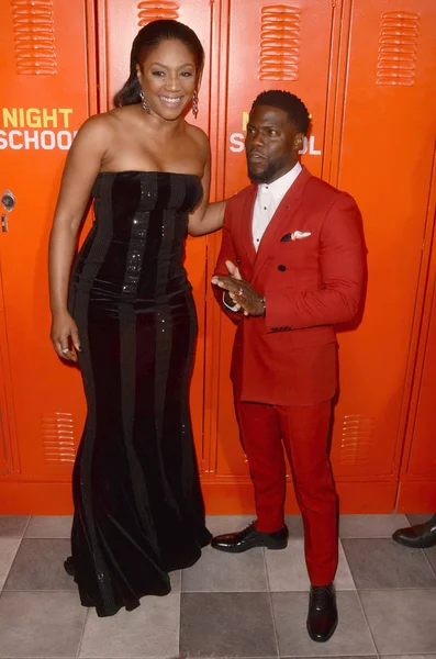 Los Ángeles Sep Tiffany Haddish Kevin Hart Estreno Night School — Foto de Stock