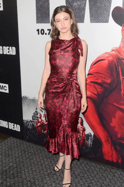 Los Angeles Sep Katelyn Nacon Bei Der Walking Dead Saison — Stockfoto