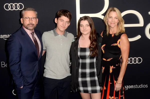 Los Ángeles Oct Steve Carell Familia Estreno Beautiful Boy Samuel — Foto de Stock