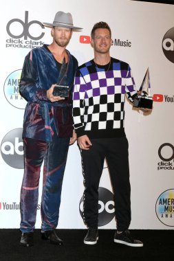 Los Angeles - Ekim 9: Brian Kelley, Tyler Hubbard Los Angeles, Ca 9 Ekim 2018 üzerinde Microsoft Theater 2018 Amerikan Müzik Ödülleri'nde