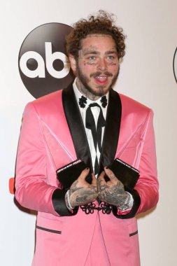 Los Angeles - Ekim 9: Post Malone 2018, Amerikan müzik Microsoft tiyatroda 9 Ekim 2018 Los Angeles, Ca Ödülleri
